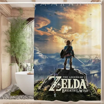 Zelda Luxury Shower Curtain