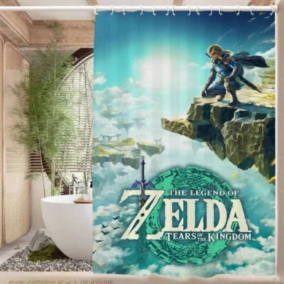 Zelda Aesthetic Shower Curtain