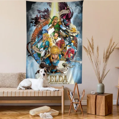 Zelda Fantasy Theme Tapestry