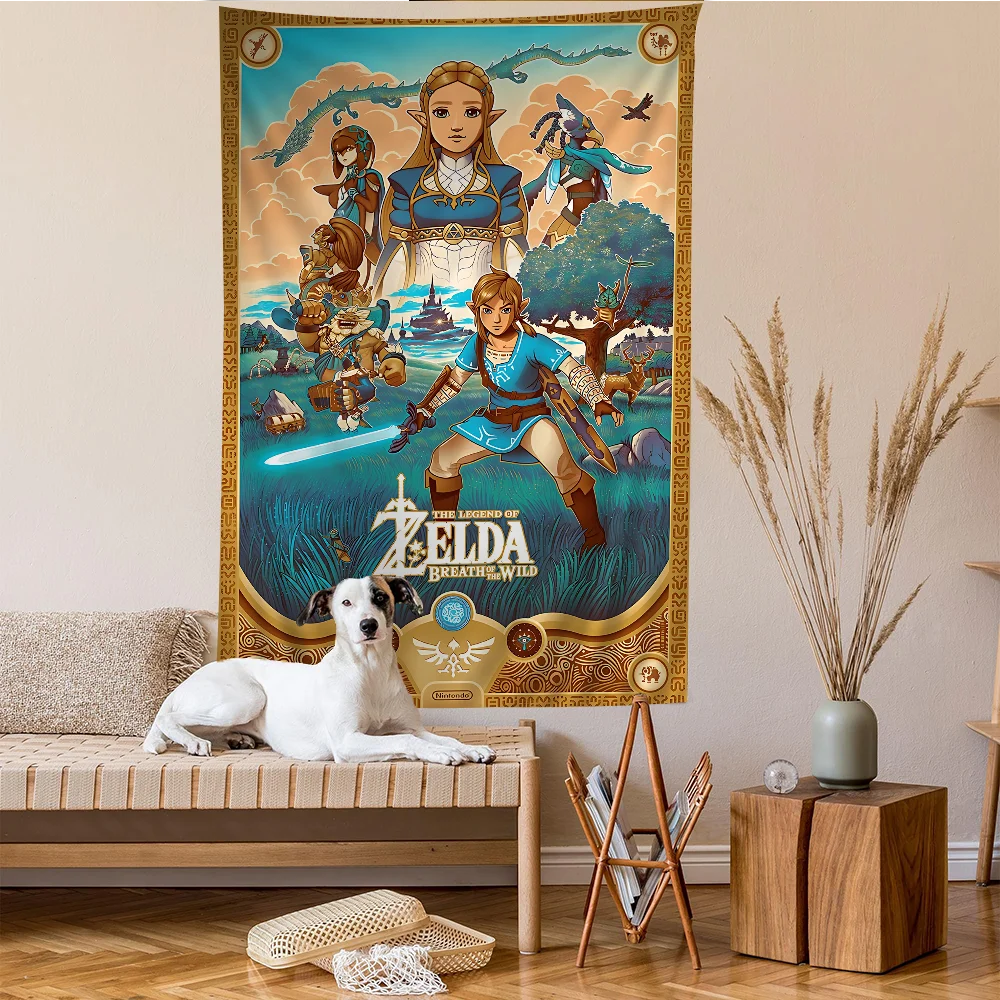 Zelda Vintage Art Tapestry