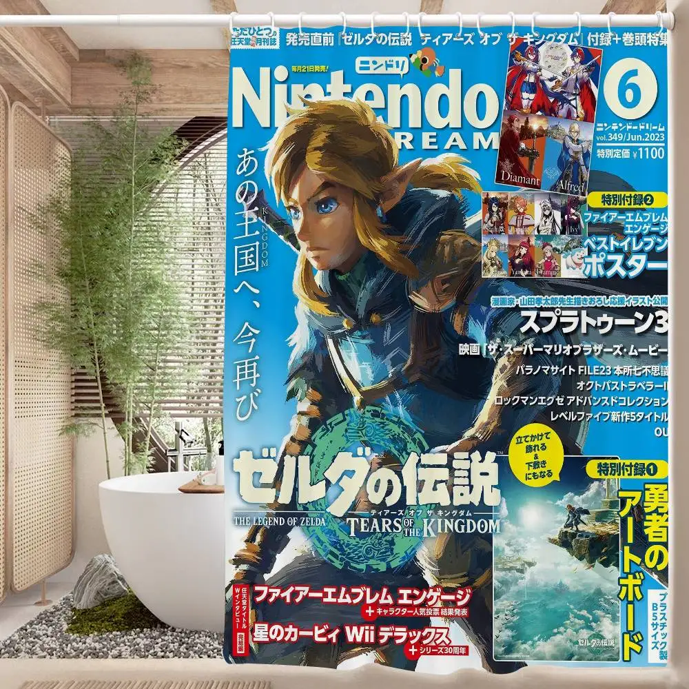 Zelda Decorative Shower Curtain