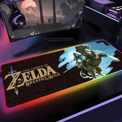 Zelda Backlit RGB Mouse Pad
