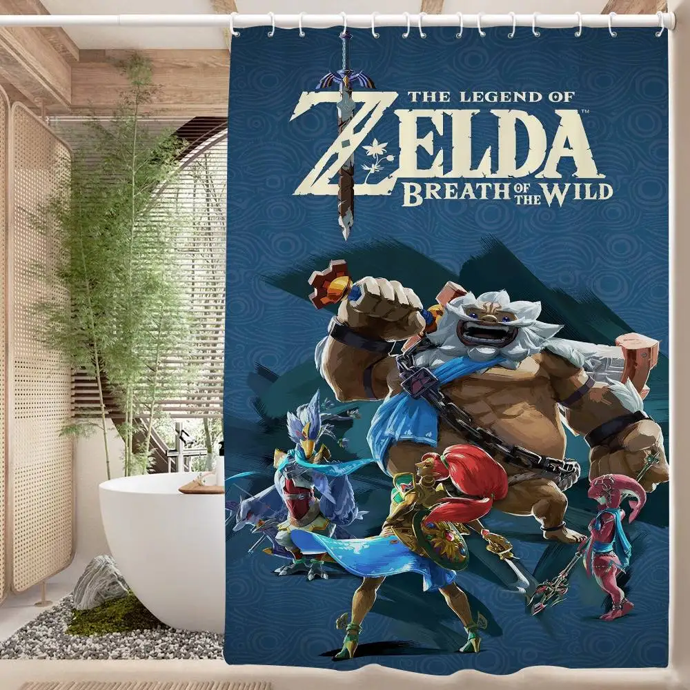 Zelda Waterproof Shower Curtain