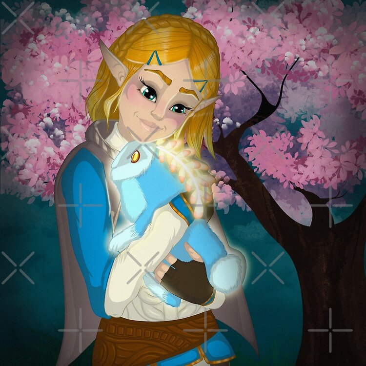 Zelda Cuddling A Blupee Tote Bag - Image 2