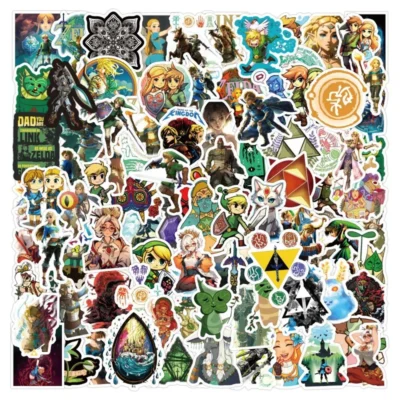 120pcs Game‌The Legend of Zelda‌ Cartoon Graffiti Stickers