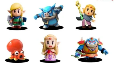 6pcs/set Cute Game Link Zelda PVC Action Figure