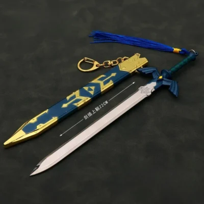 Anime Zelda Link Master Sword Keychain