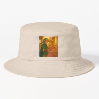 Tribute To Princess Zelda And Link Bucket Hat