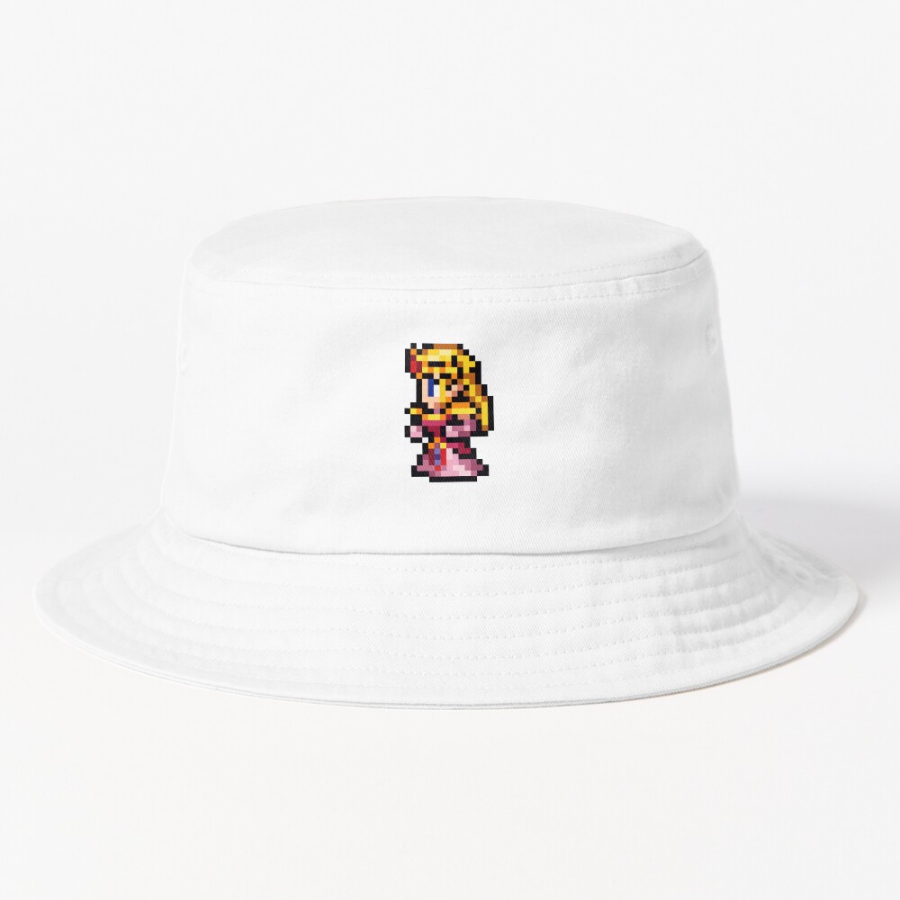 Princess Zelda Ocarina Of Time Pixel Art Bucket Hat