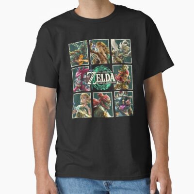 The Legend Of Zelda Tears Of The Kingdom Character Box Up T-shirt