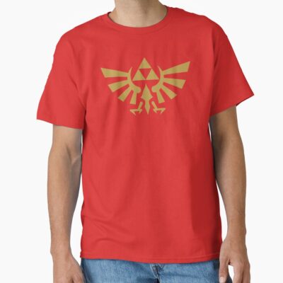 The Legend Of Zelda Hyrule Gold Tricolor Shield T-shirt