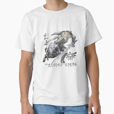 Nintendo Zelda Link Character Profile Intro T-shirt