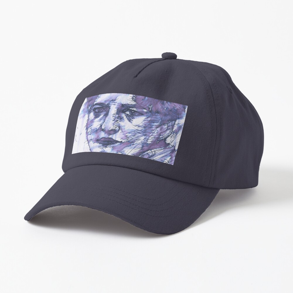 Zelda Fitzgerald Watercolor And Ink Portrait 1 Cap