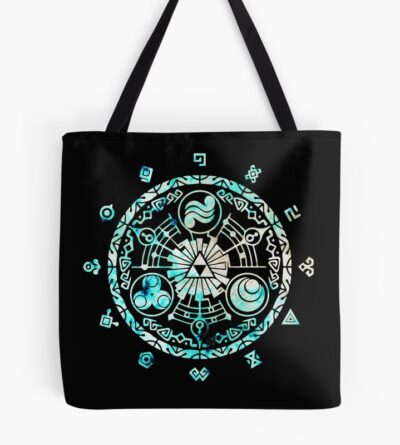 Zelda Circle Blue Tote Bag