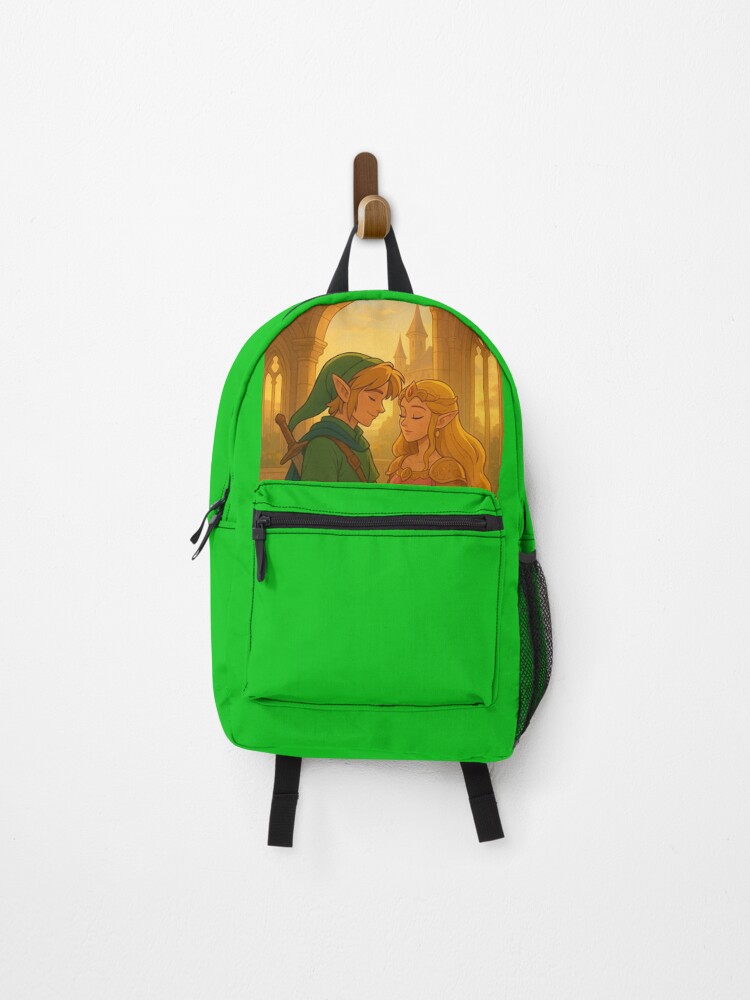 Tribute To Princess Zelda And Link Backpack
