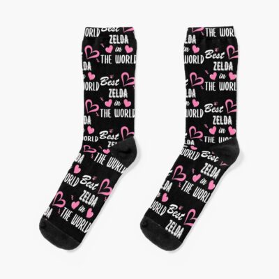 Zelda Name Best Zelda In The World Socks
